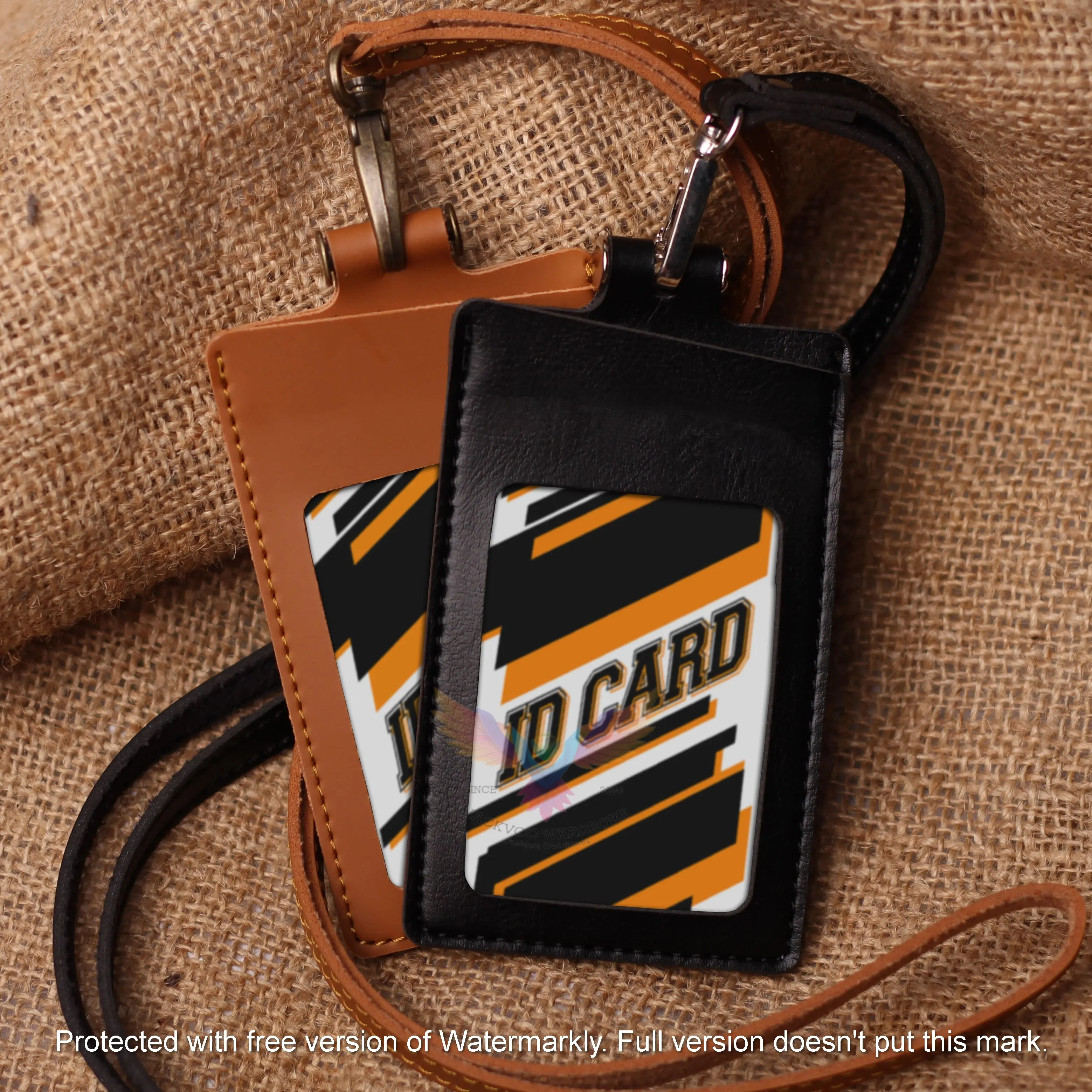 TEMBORO - LEATHER NAME TAG KULIT HOLDER ID CARD HOLDER KULIT 3 SLOT