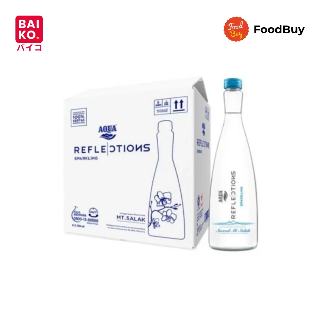 Paket 1 Dus - Aqua Reflection Sparkling 750ml