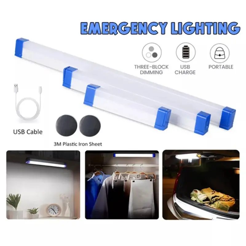 Lampu Neon LED Panjang USB Portable Emergency Lamp Super Terang 2