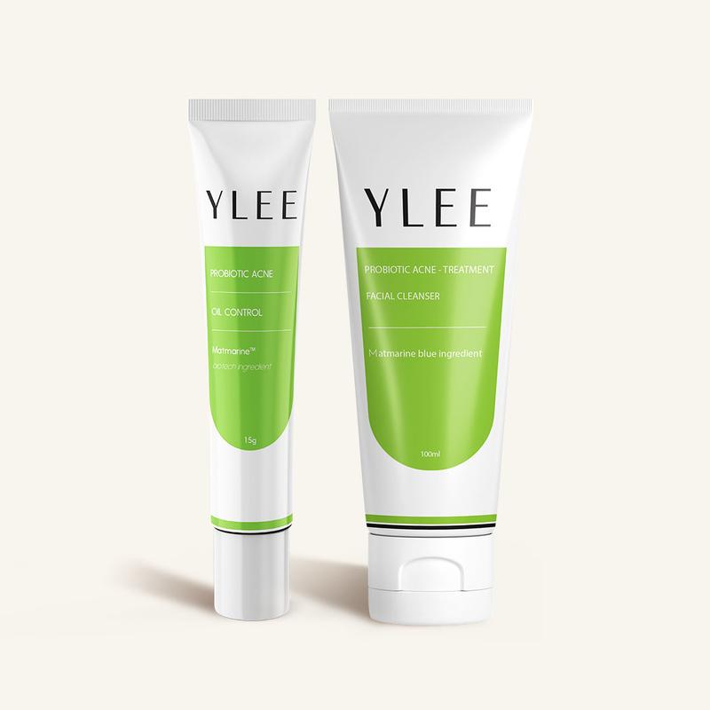 COMBO 1 Sữa rửa mặt+ 1 Kem mụn YLEE chiết xuất Men Nam cực & chiết xuất đu đủ