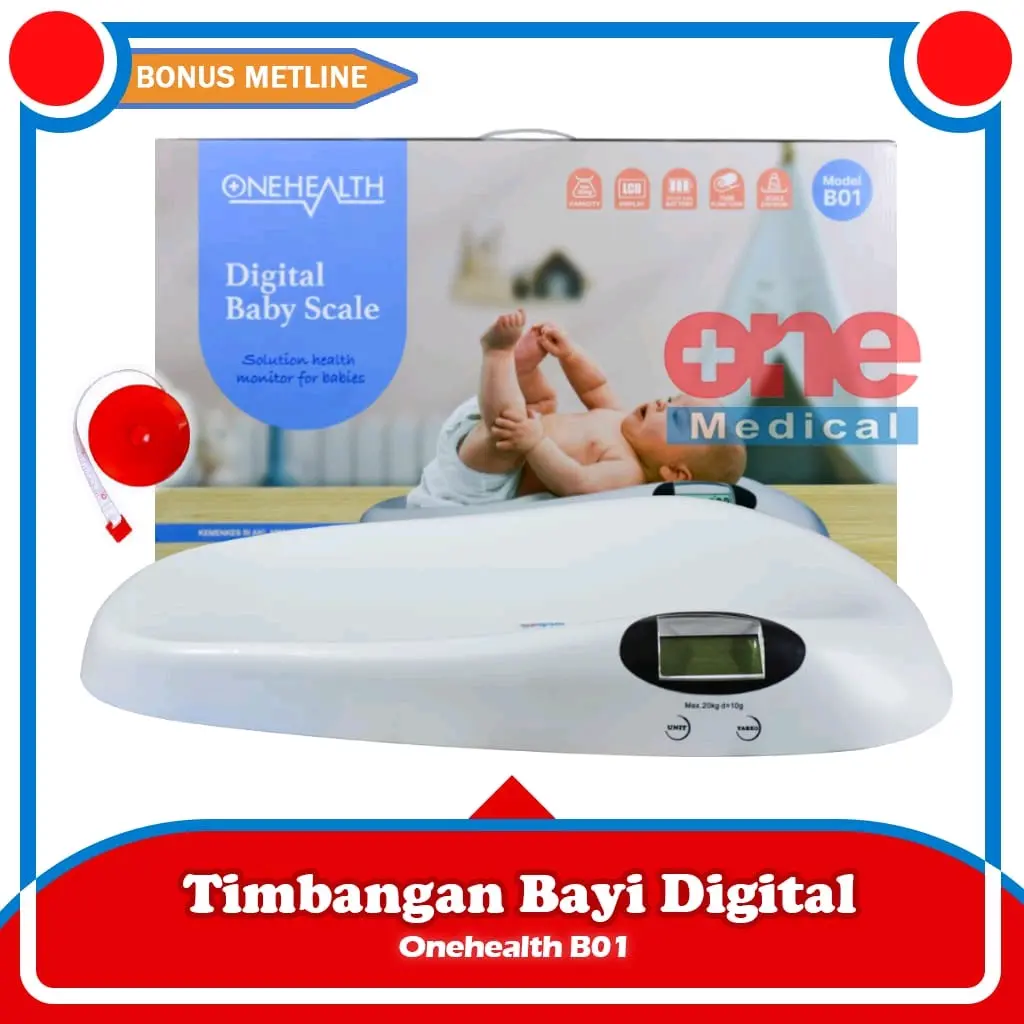 Digital Baby Scale | Timbangan Bayi Digital OneHealth