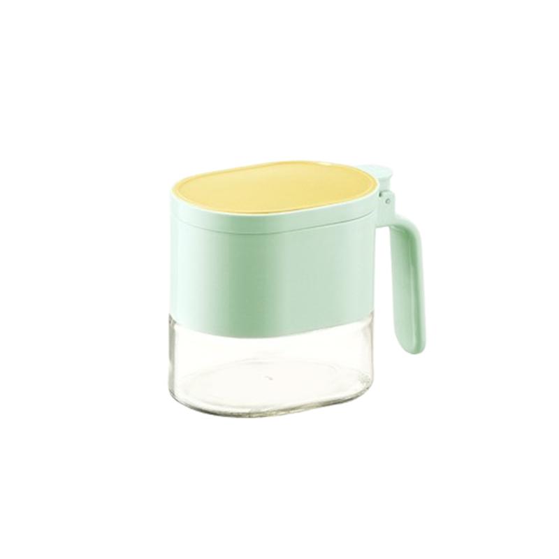 Magnetic Condiment Jar Spice Container, Sugar and Salt Container Seasoning Box with Spoon & Dustproof Lid 7