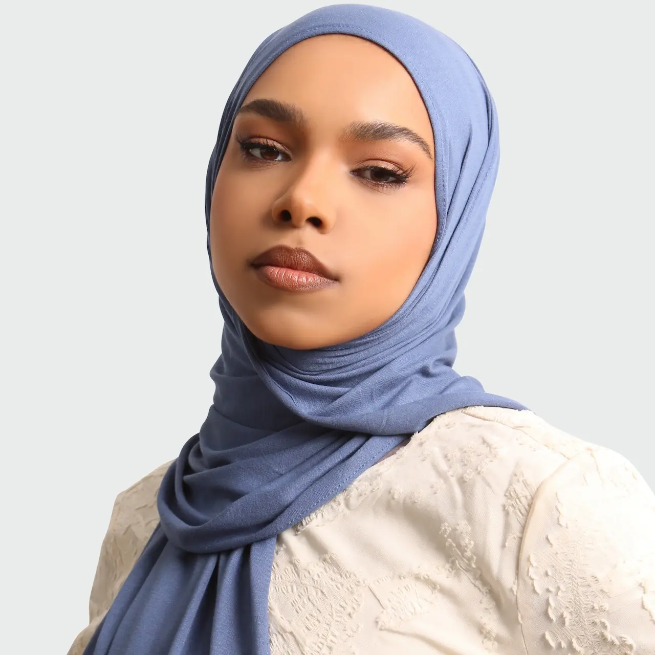 Premium Jersey Hijab Marine Blue