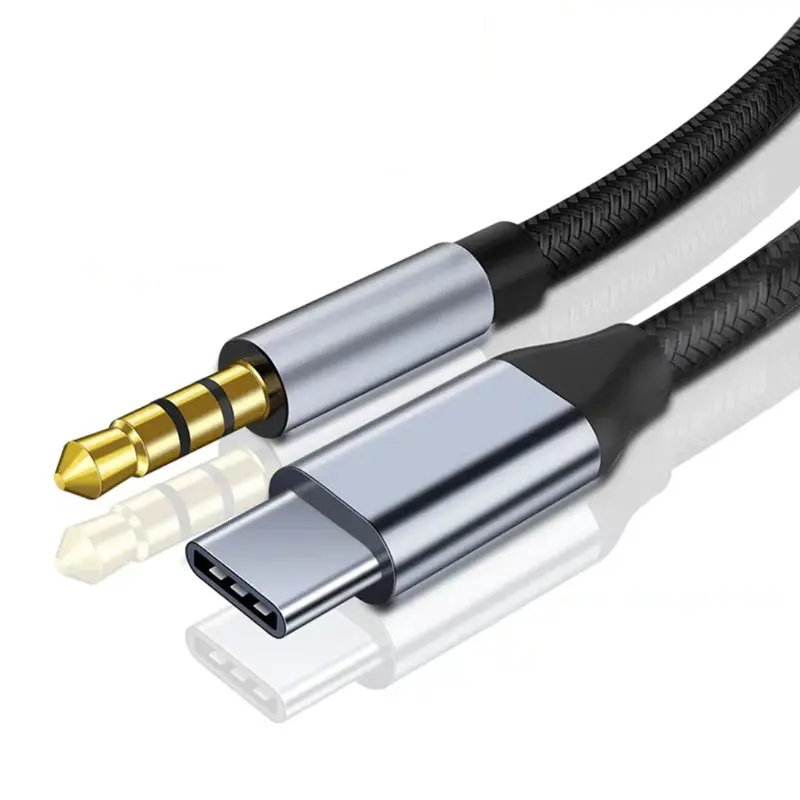 Type-c to 3.5mm Audio Cable For Audio Cable Car-Mounted Mobile phone Speaker Audio Cable Head Wear Headphone Cable