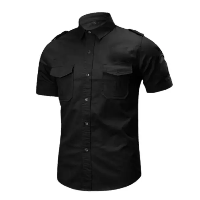 KEMEJA TACTICAL PRIA - KEMEJA PDH - SERAGAM PDH POLOS MODEL SLIMFIT Casual