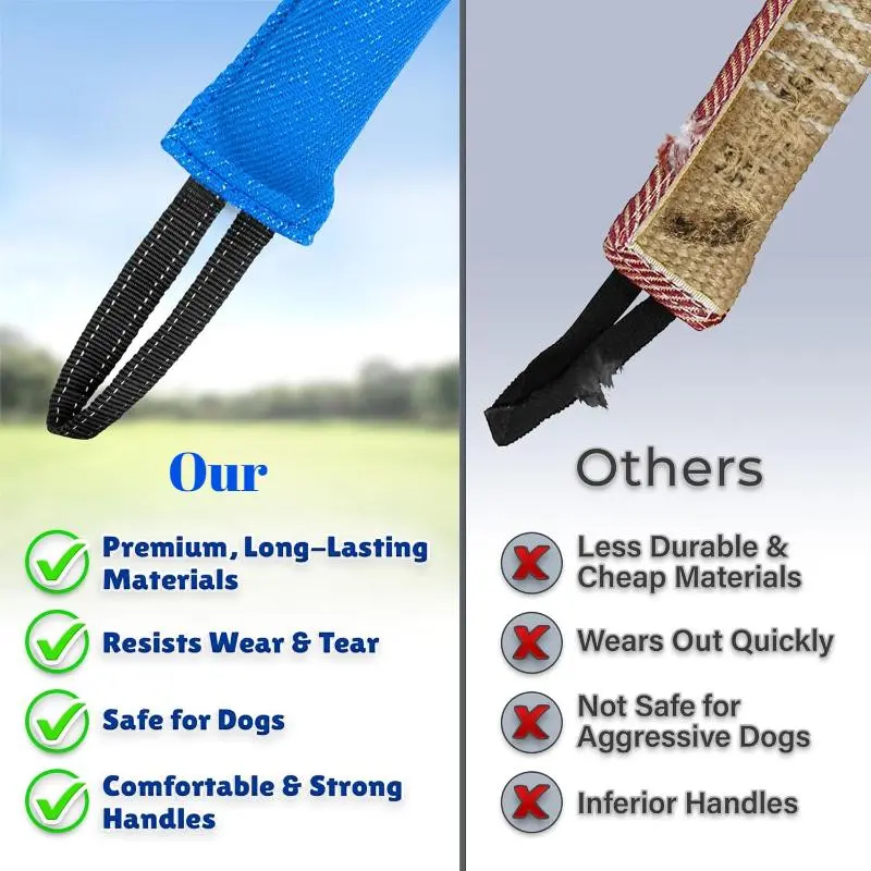 Durable Dog Tug Toy, 1 Piece Interactive Training Equipment for Puppy to Large Dogs, Pet Chew Toy, Dog & Cat Accessories 7