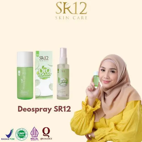 SR12 DEODORANT SPRAY ORGANIK TANPA PENGAHRUM