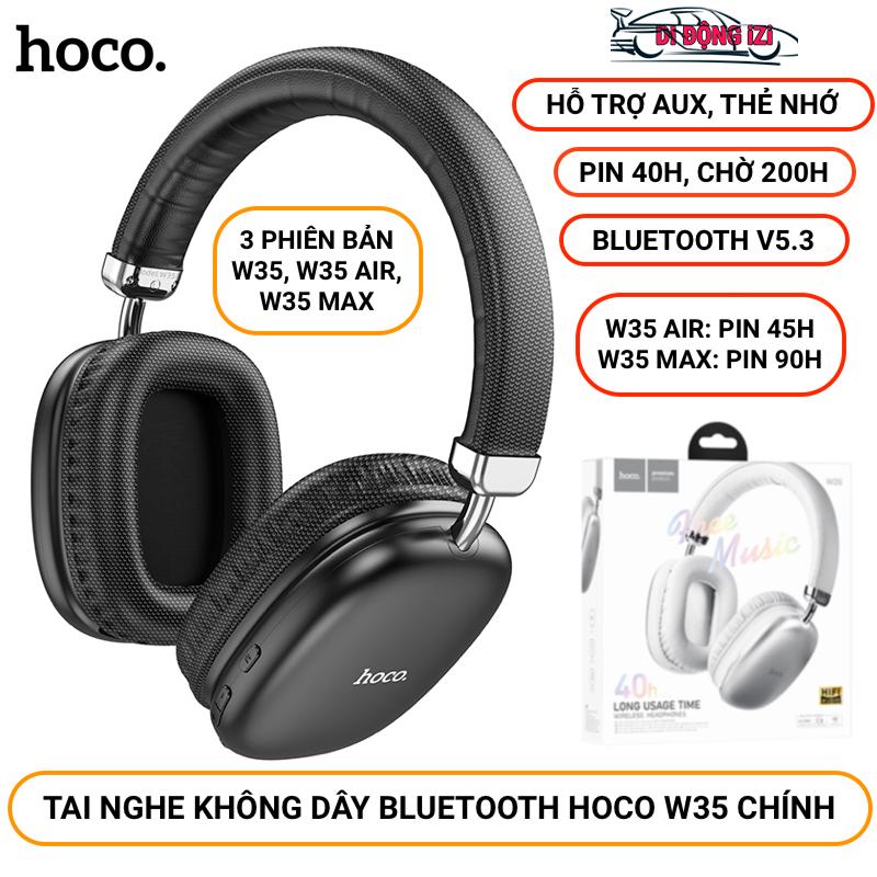 Tai nghe Chụp Tai Không Dây Có Micro Hoco W35/ AIR/ MAX - Tai Bluetooth V5.3,…
