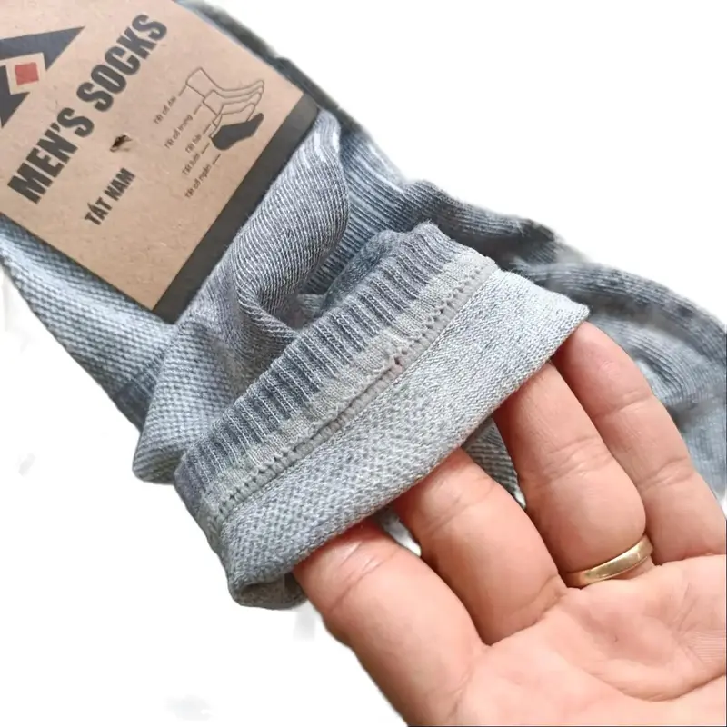 Set 5 đôi tất Nam cổ ngắn ( 2 phân loại ) Cotton 2