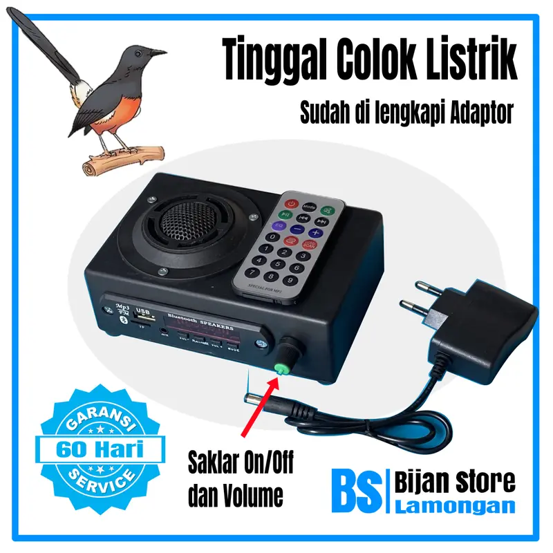 Masteran Burung Mp3 Type V 2.0 B Speaker Master Kicau Bird Mastering SIap Pakai 24 Jam 2