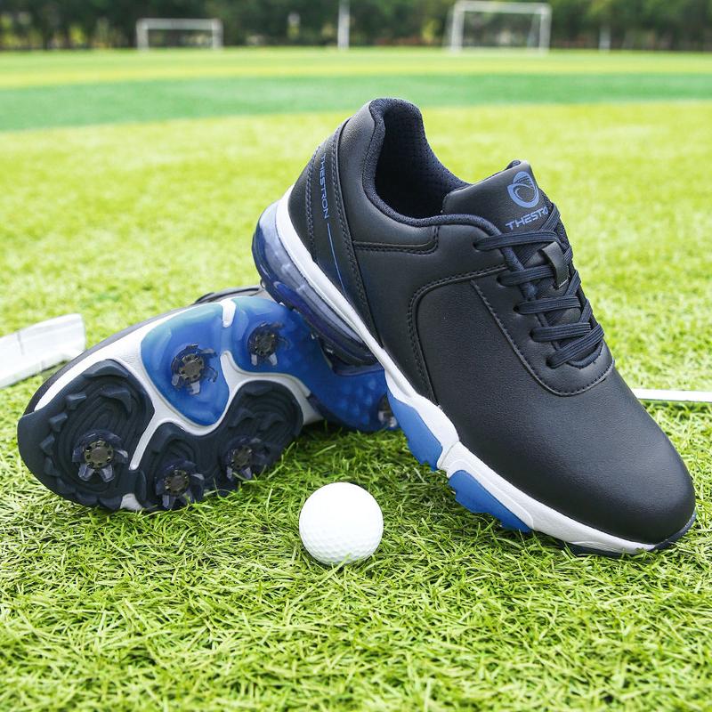 Product Introduction of New Breathable Men's Golf Shoes Professional 8 Studs Large Size Waterproof Non-slip Lightweight Casual Sports Shoes XZ25044 26