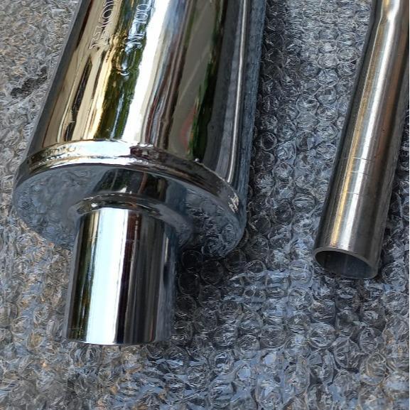 Pô RSX inox gắn wave 110 2017 đến 2023 ,wave a 100 rs100 ,wave blade ws110