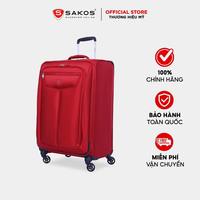 Vali Vải Du Lịch SAKOS WINNER 6 (24 Inch) Ký Gửi Kèm Khóa TSA