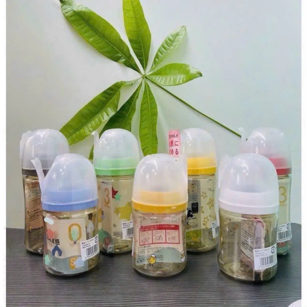 Bình sữa cổ rộng Pi.gen đủ màu 160ml/240ml thế hệ 3 mẫu mới