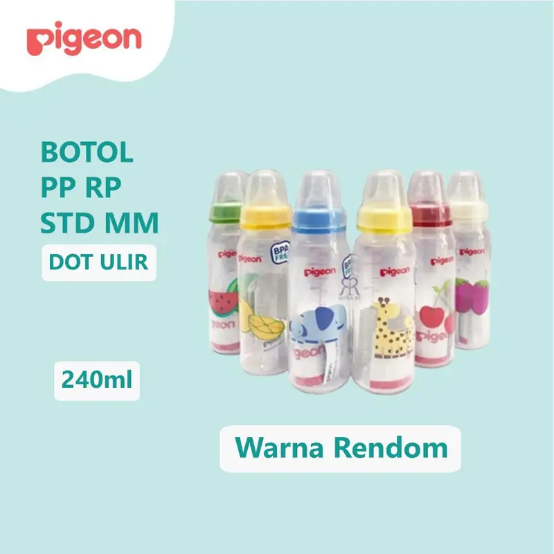 Pigeon Botol Assorted Standard / Botol Standart MM / Botol Susu Bayi 7