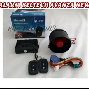 alarm mobil beltech BT666 tuk tuk/ model kunci remot avanza new