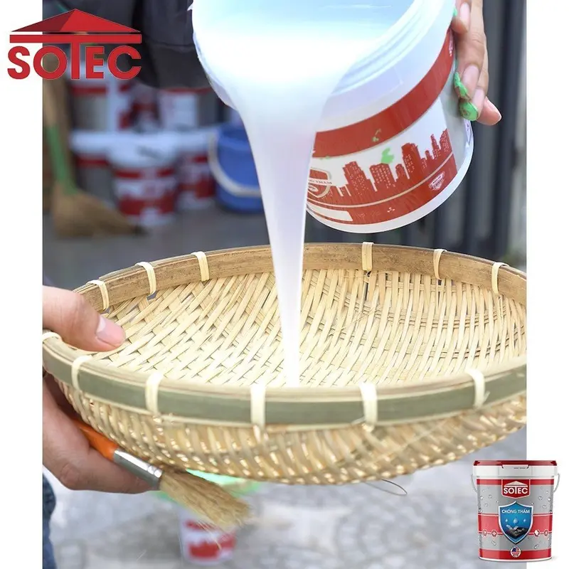 Keo Trong Suốt SOTEC - POXY (5 Lít/Kg) Chống Thấm Sàn Nhà Vệ Sinh, Sàn Nhà Tắm, Gạch Men, Gạch Đỏ, Bề Mặt Gỗ, Sành Sứ, Đá Tự Nhiên. 8