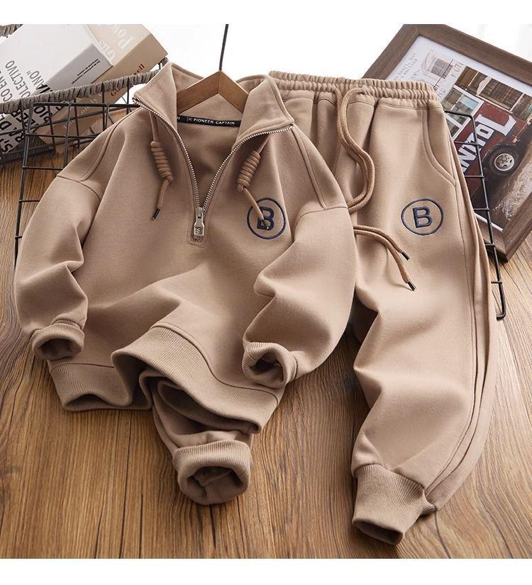 Product Introduction of Bộ Đồ Bé Trai, Quần Áo Trẻ Em, Bộ Hai Mảnh, Bộ Đồ Quần Áo Thể Thao, Dáng Rộng Vừa Vặn, Áo Khoác Đẹp Trai, Thích Hợp Cho Mùa Xuân Và Mùa Thu, Hàng Mới Về Năm 2024 15