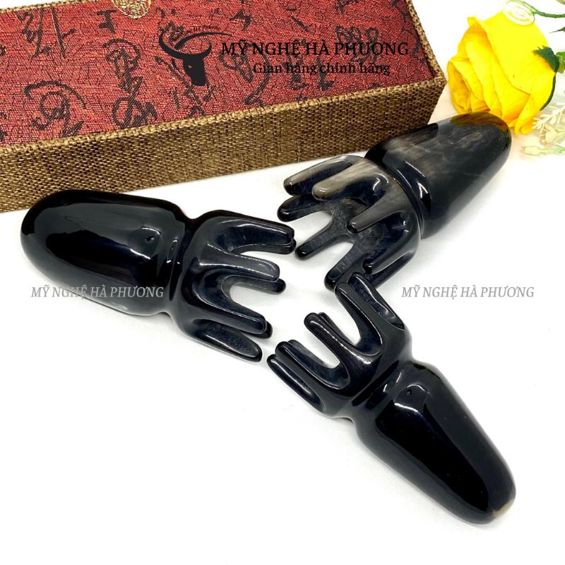 Lược sừng Bạch Tuộc masage da đầu giúp thư giãn hiệu quả 4