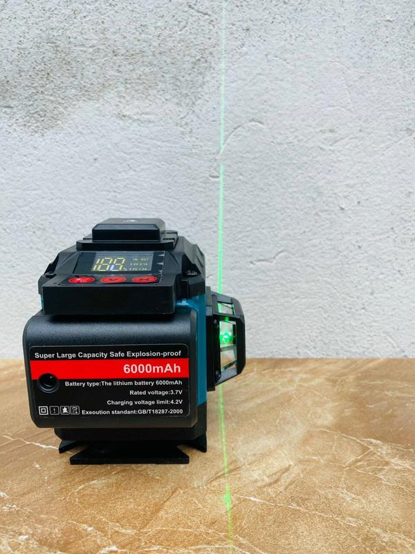 Máy cân mực Laser MAKITA 12 tia xanh cao cấp có đèn báo pin, đế xoay 360-Bảo hành 12 tháng 1