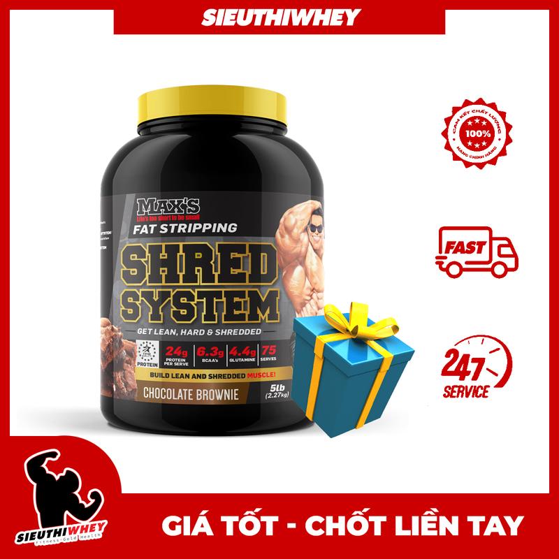 Sữa Hỗ Trợ Tăng Cơ Giảm Mỡ Whey Protein Shred System Vi Mật Ong