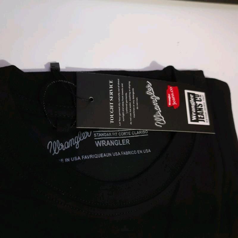 Kaos Wrangler Import pria lengan pendek / katun premium combed 30s 2