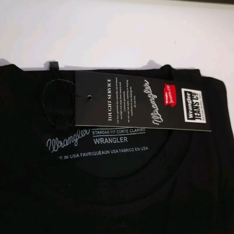 Kaos Wrangler Import pria lengan pendek / katun premium combed 30s 2
