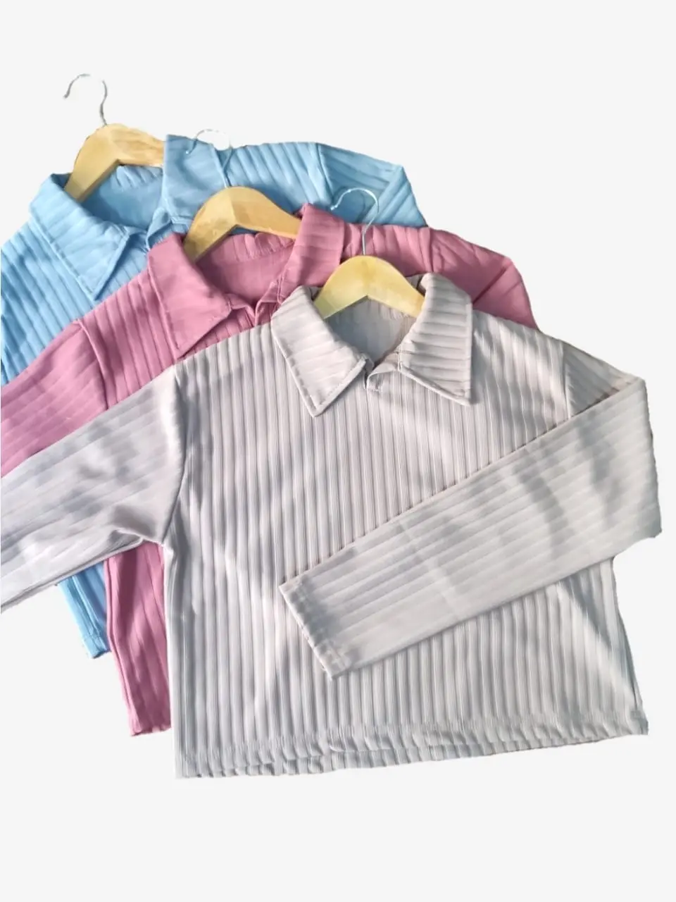 Kaos Lengan Panjang Wanita / Kaos Knit Hornet