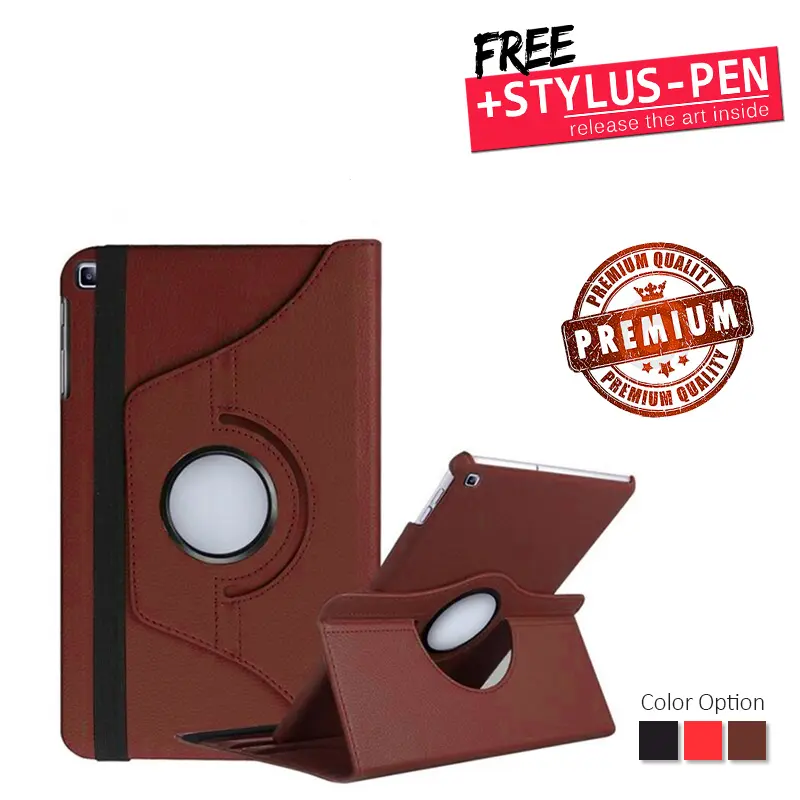 Samsung Galaxy Tab A 8 8.0 A8 2019 P205 - Rotating Leather Flip Case 0