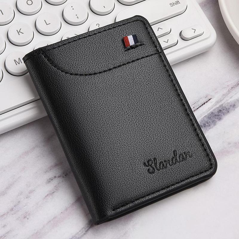 Ví Mini, Siêu Mỏng, Da PU Chất Lượng Cao Mềm, Ví Đựng Thẻ Tín Dụng Mini, Dành Cho Nam, Chủ Thẻ, Q1R5 6