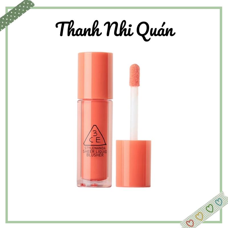 Má hồng kem 3CE Sheer Liquid Blusher 3.4g - Mỹ Phẩm Trang Điểm - Makeup Cosmetic
