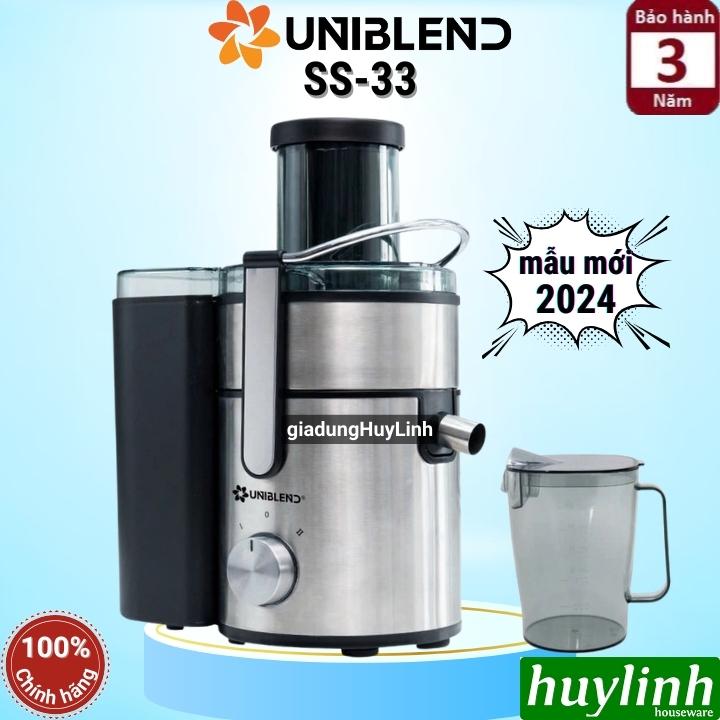 Máy ép trái cây nhanh Uniblend SS-33 - Công suất 1000W - Model mới 2024 - Máy ép cho quán - nhà hàng Xay Sinh Tố