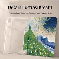 Gambar Creative Artistic Painted Tablet Case for iPad gen 10 iPad Air 5 Air 4 iPad Gen 9 Case for iPad Pro 11 12 9  Air 6 2024 10"2 8th 10th 9.7”2024 Pro13”mini6/7 8.3" with Acrylic 3+Y Fold Clear Back Panel - HD155, Air1/2 Gen 5/6-9.7" dari LGEE CASE Kota Tangerang 4 Tokopedia