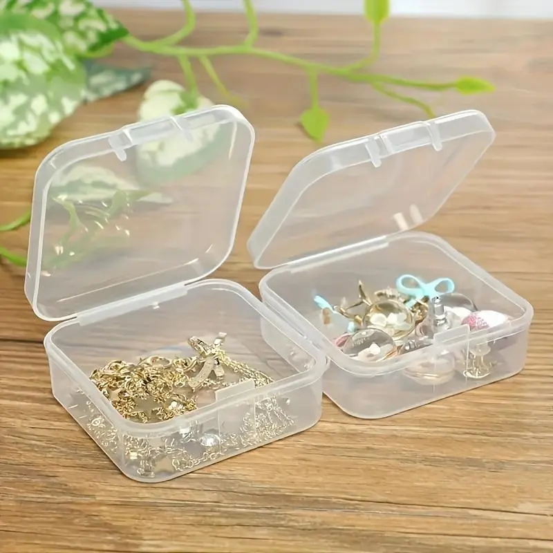 Clear Storage Container, 15pcs/set Portable Storage Box, Travel Storage Case for Beads, Sequins Jewelry and Other Small Items, Organiser 4