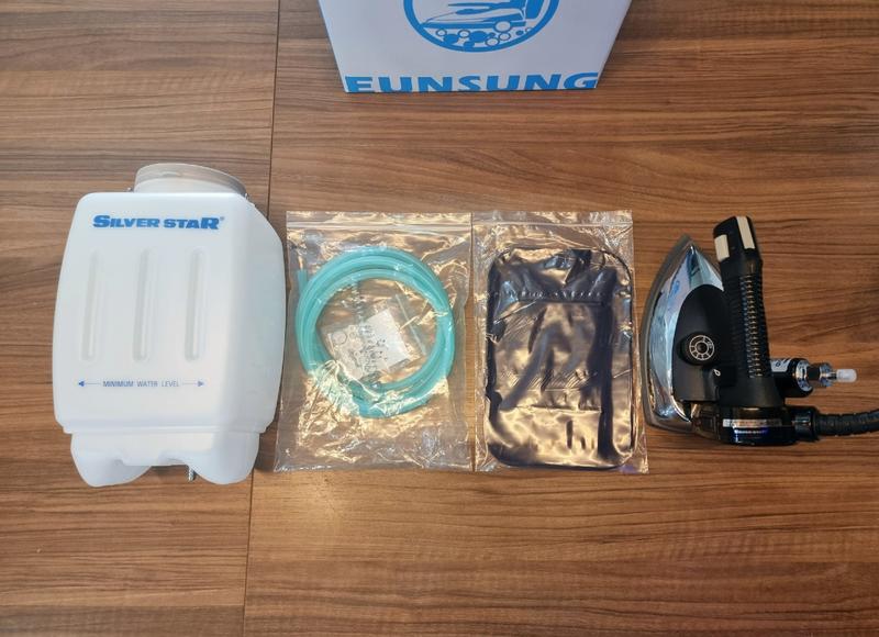 Product Introduction of [COMBO] Bàn ủi bình nước treo Silverstar ES-94A + Mặt nạ chống bóng vải 18