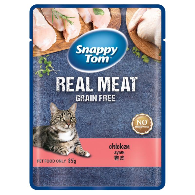 Pate Mèo Snappy Tom Real Fish Nhiều Vị 85g 5