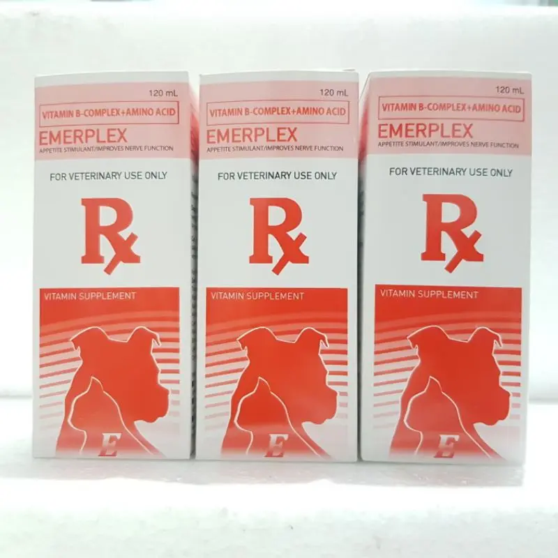 EMERPLEX Vitamin B-Complex + Amino Acid 120ml with Free 1cc Syringe ...
