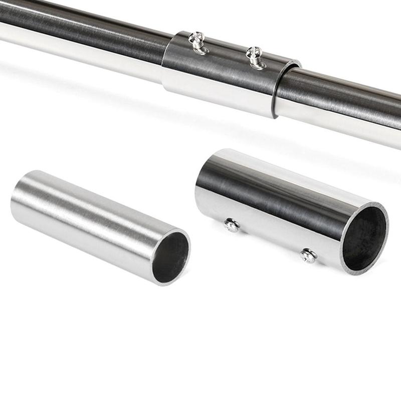 Giá Trưng Bày Quần Áo, Bền, Phần Cứng Đồ Nội Thất Nối Ống, Đầu Nối Ống Thép Không Gỉ, Kẹp Cố Định 25mm Và 32mm, Hỗ Trợ Thanh Kẹp, Thích Hợp Cho Ống, 1 Cái 4