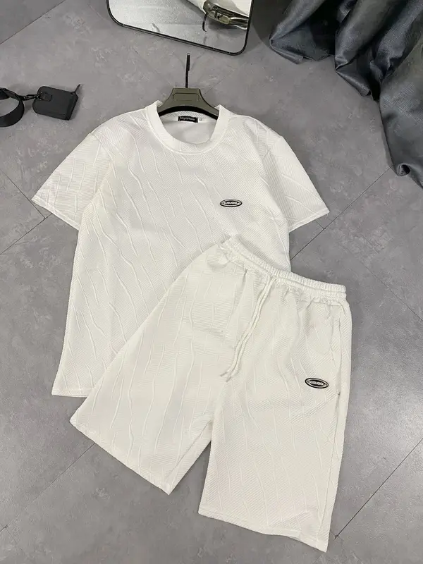 Bộ Quần Áo Nam Họa Tiết Chéo Chất Cotton Xốp BH71 Menswear 1