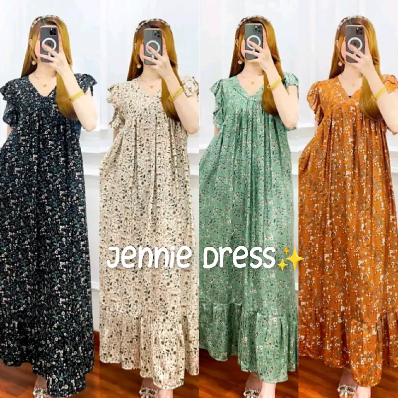 Dress Cantik/Dress kekinian/Homedress viral/Jennie 5