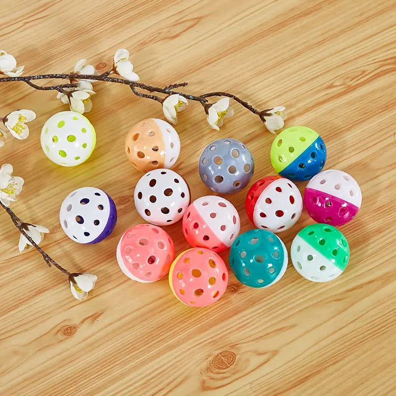 Đồ chơi cho chó mèo : Bóng nhựa lục lạc 1