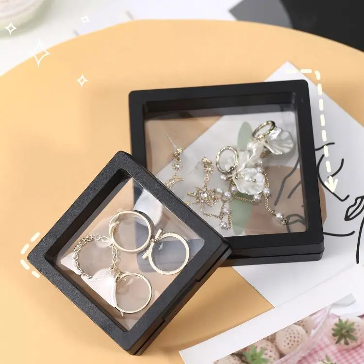 [HÀNG CÓ SẴN] Hộp Đựng Trang Sức Màng Pe Trong Suốt - Hộp Trang Sức Mini Trưng Bày Nữ Trang