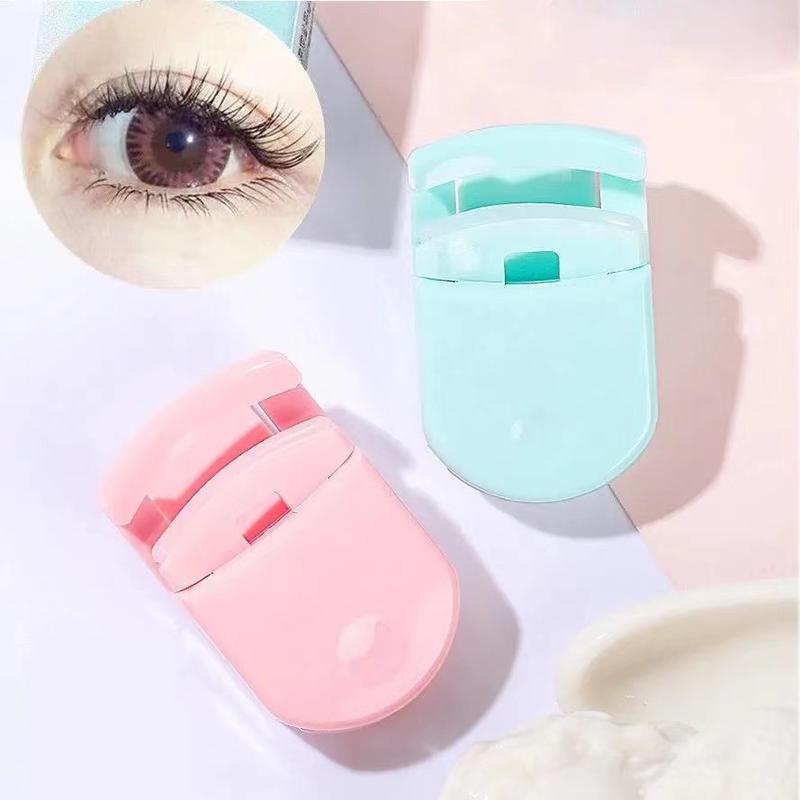 Dụng cụ uốn mi, màu caramel, màu Macaron, dụng cụ uốn mi cầm tay mini, dụng cụ uốn mi Nhật Bản và Hàn Quốc, dụng cụ làm đẹp mi, trợ lý nối mi Trang Điểm Mascara 0