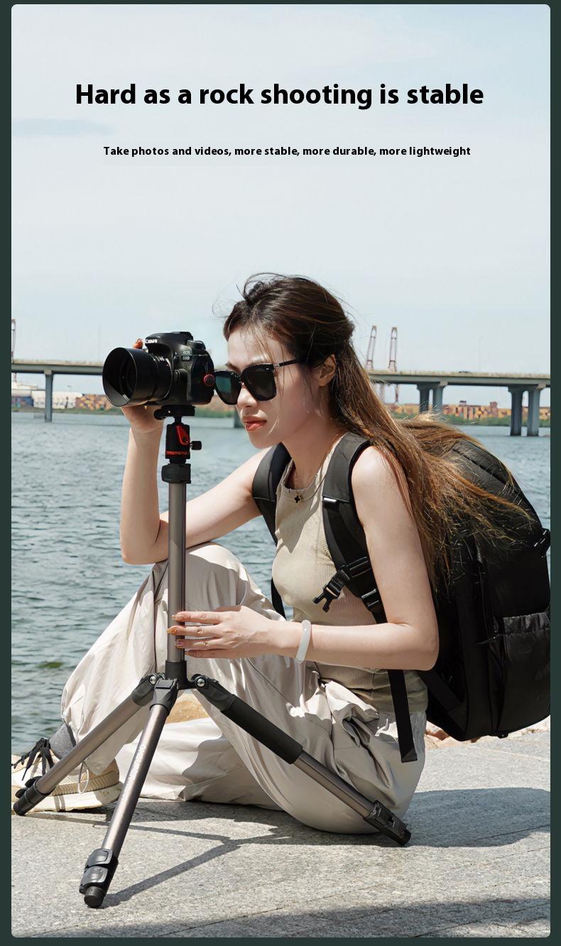 Product Introduction of SL OKSUPER camera tripod photography SLR tripod outdoor portable aluminum alloy hydraulic damping gimbal bracket 15