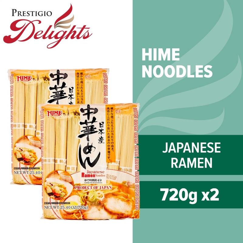 J-Basket Hime Ramen Noodles 720g to 800g Bundle of 2 2