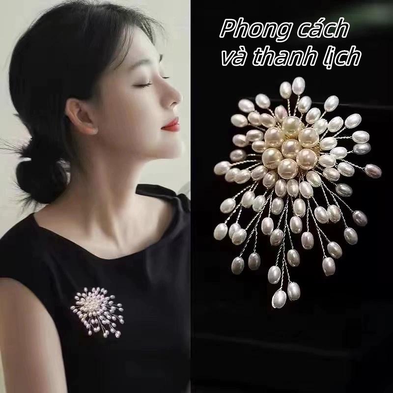 Trâm Cài Ngọc Trai, Thiết Kế Thanh Lịch, Thời Trang Và Phổ Biến, Thích Hợp Cho Nữ, Phù Hợp Với Nhiều Loại Quần Áo, Món Quà Đẹp 0