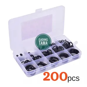 200 pcs Karet Seal O Ring NBR Berkualitas