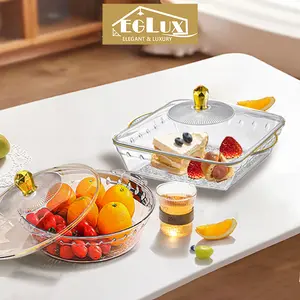 Tempat buah Tempat Roti aesthetic Nampan dengan tutup