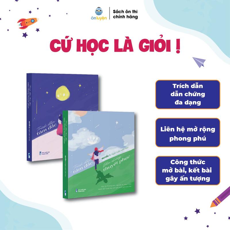 Combo Sổ tay Trích dẫn tâm đắc, dẫn chứng thuyết phục: Nghị luận văn học và Nghị luận xã hội - Nhà sách Ôn Luyện