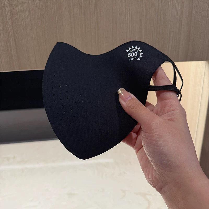 Summer Thin Ice Silk Sunscreen Arc Shaped Seamless Mask with - TikTok ...